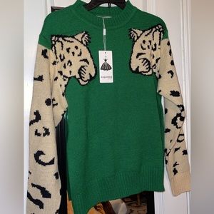 Cheetah sweater